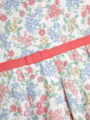 JoJo Maman Bébé Pink Floral Pretty Pleated Party Dress - Image 4 of 4