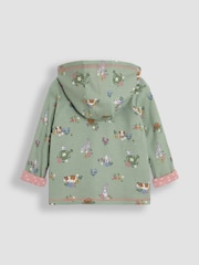JoJo Maman Bébé Pink Guinea Pig & Tortoise Appliqué Reversible Hoodie - Image 5 of 8