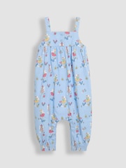 JoJo Maman Bébé Blue Fairy Button Front Jumpsuit - Image 1 of 3