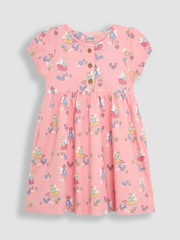 JoJo Maman Bébé Pink Fairy Button Front Dress - Image 1 of 4