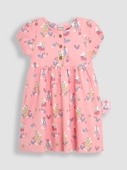 JoJo Maman Bébé Pink Fairy Button Front Dress - Image 2 of 4