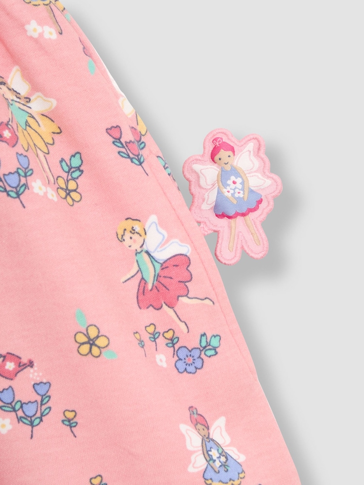 JoJo Maman Bébé Pink Fairy Button Front Dress - Image 4 of 4