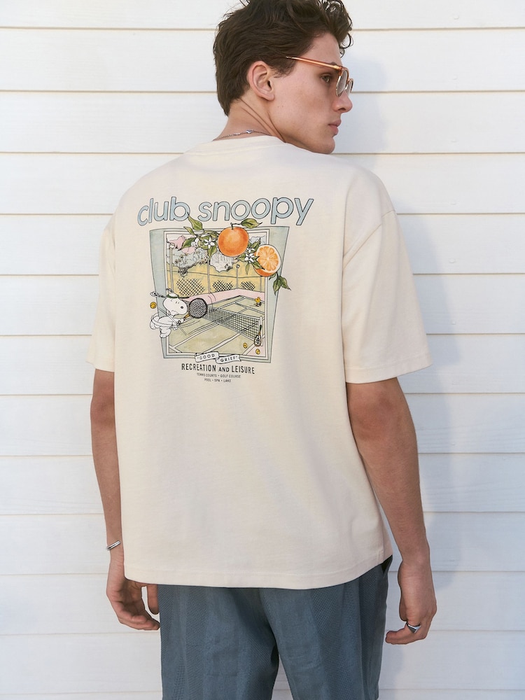 Crudo - Licence Snoopy 100% Cotton T-Shirt - Imagen 1 de 7