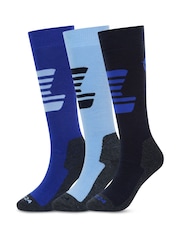 Tog 24 Blue Glenshee Technical Ski Socks 3 Pack - Image 1 of 3