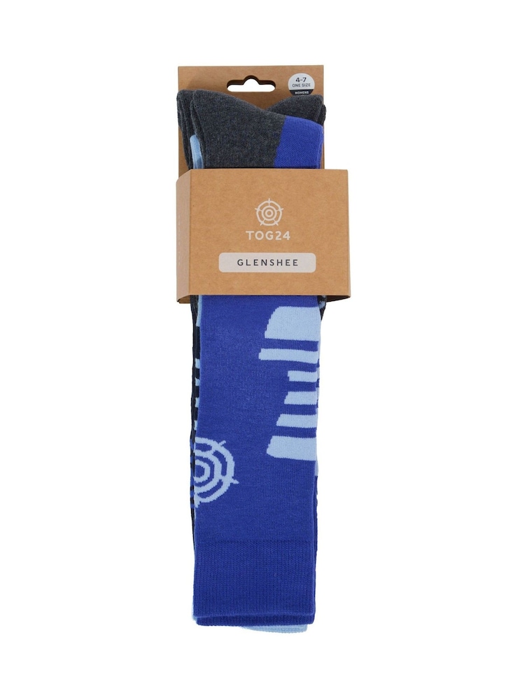 Tog 24 Blue Glenshee Technical Ski Socks 3 Pack - Image 3 of 3 Tog 24 Blue Glenshee Technical Ski Socks 3 Pack - Image 3 of 3