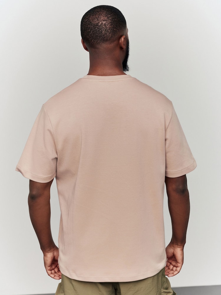 Stone Regular Fit Smart Soft Touch Heavyweight T-Shirt - Image 2 of 7