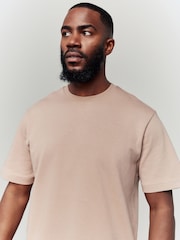 Stone Regular Fit Smart Soft Touch Heavyweight T-Shirt - Image 3 of 7