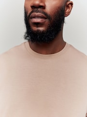 Stone Regular Fit Smart Soft Touch Heavyweight T-Shirt - Image 4 of 7