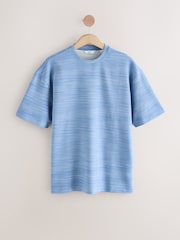 Bleu/écru/neutre - Paquet 3 - T-shirt décontracté à texture ottomane - Image 8 de 11