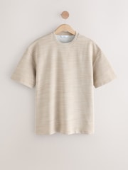 Bleu/écru/neutre - Paquet 3 - T-shirt décontracté à texture ottomane - Image 9 de 11