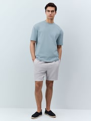 Light Blue Relaxed Fit Heavyweight T-Shirt - Image 2 of 6