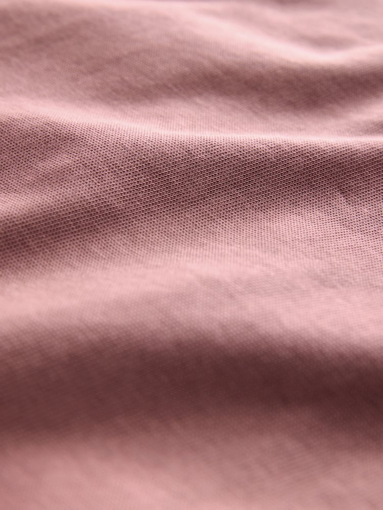 Pink Leaf Regular Fit Graphic Print Heavy Weight T-Shirt - Image 4 of 4