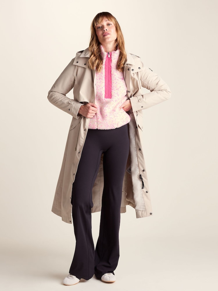 Tog 24 Cream Flossie Sherpa Zip Neck Fleece - Image 2 of 7 Tog 24 Cream Flossie Sherpa Zip Neck Fleece - Image 2 of 7