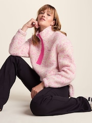 Tog 24 Cream Flossie Sherpa Zip Neck Fleece - Image 4 of 7