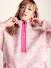 Tog 24 Cream Flossie Sherpa Zip Neck Fleece - Image 5 of 7