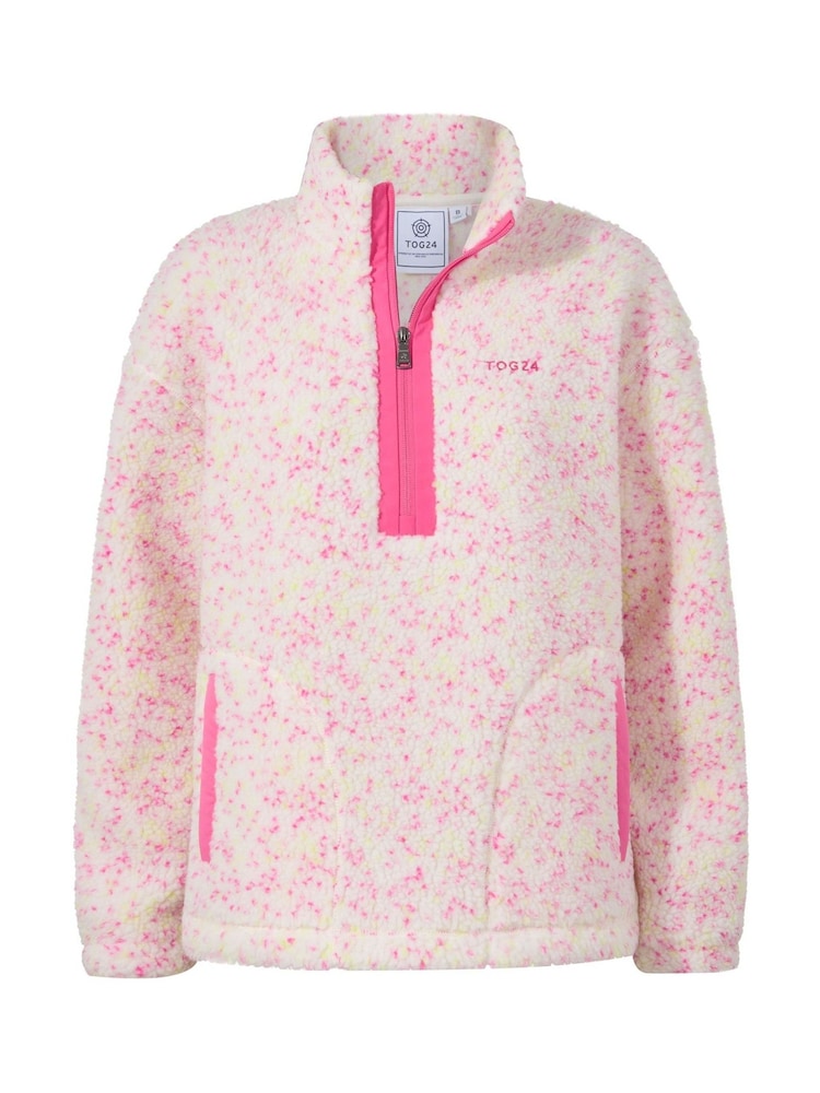 Tog 24 Cream Flossie Sherpa Zip Neck Fleece - Image 7 of 7 Tog 24 Cream Flossie Sherpa Zip Neck Fleece - Image 7 of 7