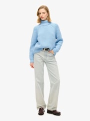 Superdry de malha com gola alta Slouchy Stitch Jumper - Imagem 2 de 3