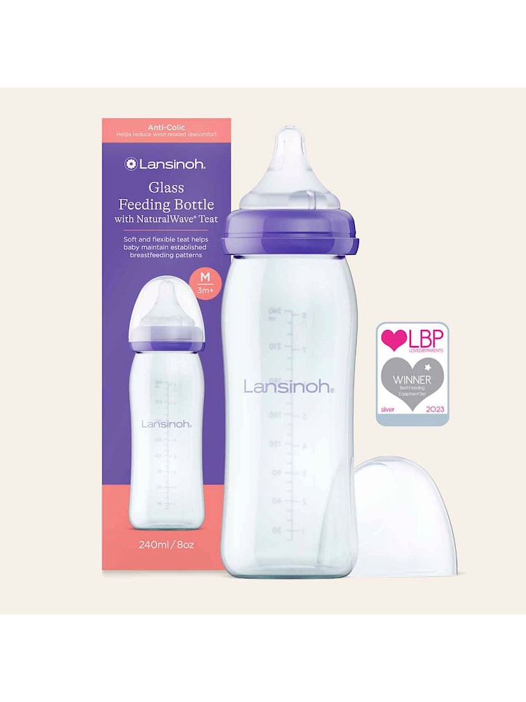 Lansinoh Clear Glass Bottle 240ML - Image 1 of 11 Lansinoh Clear Glass Bottle 240ML - Image 1 of 11