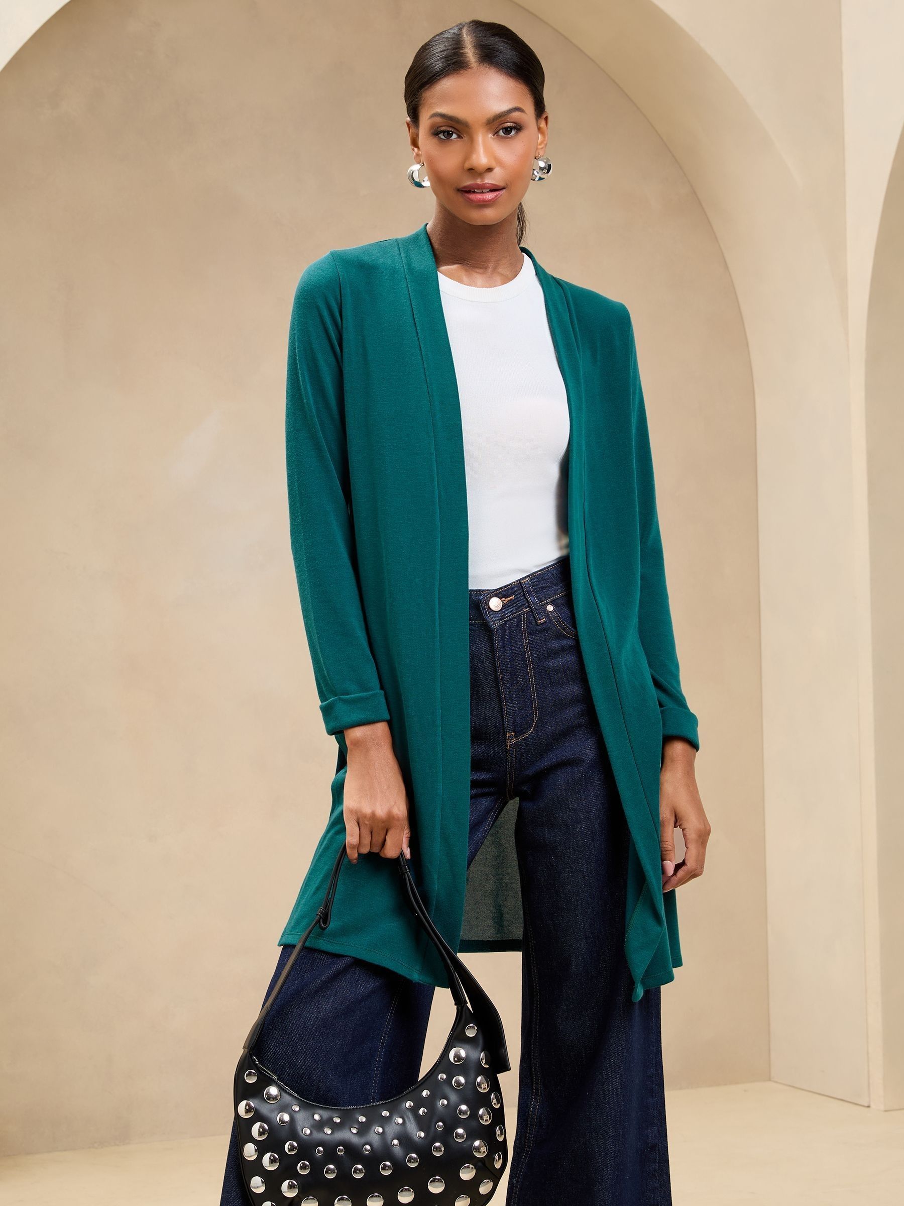 LINEN LOOP SLUB CARDIGAN | YOKE