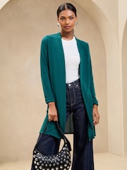 Lipsy Teal Longline Cardigan - Image 1 of 4