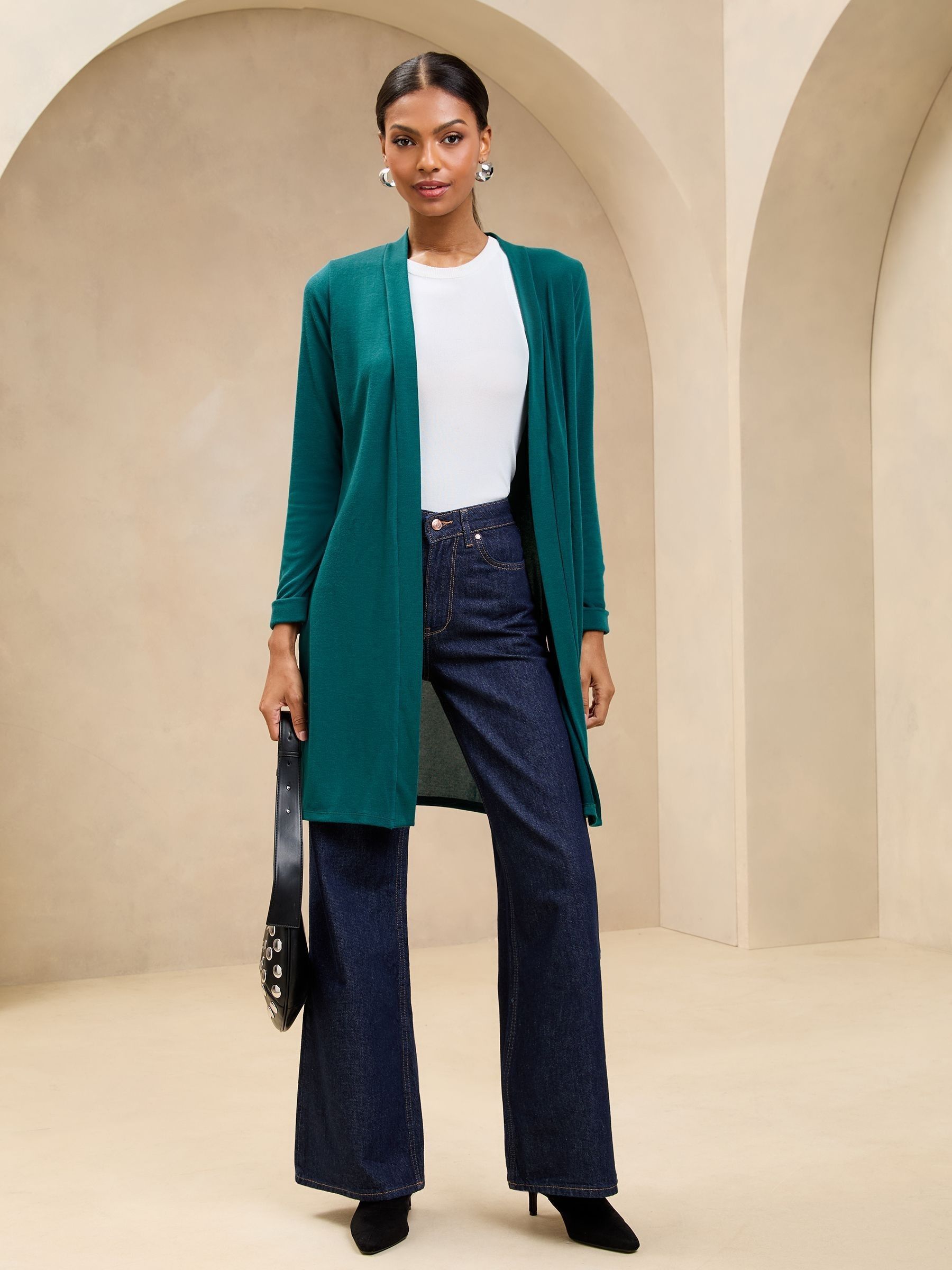 LINEN LOOP SLUB CARDIGAN | YOKE