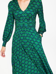 Boden Green Petite Daphne Jersey Maxi Dress - Image 4 of 5