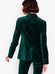 Boden Green Petite Marylebone Velvet Blazer - Image 5 of 5