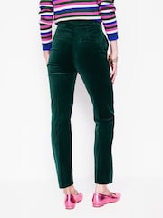 Boden Green Petite Kew Velvet Trousers - Image 3 of 5