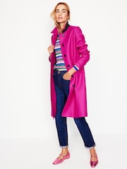 Boden Pink Petite Durham Wool Blend Coat - Image 1 of 6