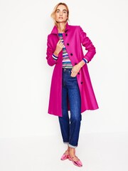 Boden Pink Petite Durham Wool Blend Coat - Image 4 of 6