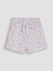 JoJo Maman Bébé Pink Ditsy Floral 2-Pack Pretty Shorts - Image 5 of 5
