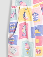 JoJo Maman Bébé Blue Nautical Drop Shoulder Dress - Image 3 of 3