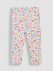 JoJo Maman Bébé Blue Floral Leggings 2 Pack - Image 2 of 6