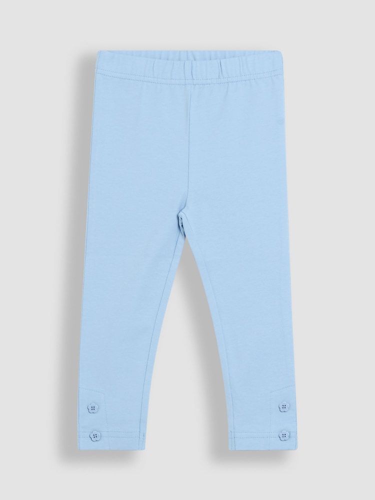 Блакитний з квітковим принтом - Jojo Maman Bébé Leggings 2 набір - Image 4 of 6