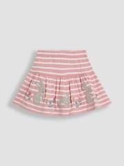 JoJo Maman Bébé Pink Bunny Appliqué Skort - Image 1 of 3