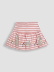 JoJo Maman Bébé Pink Bunny Appliqué Skort - Image 3 of 3