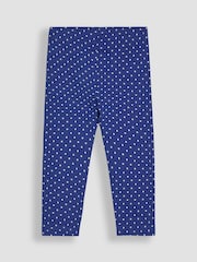 JoJo Maman Bébé Pink Strawberry Garden Floral Leggings 2 Pack - Image 5 of 5