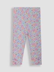 JoJo Maman Bébé Pink Cherry 2-Piece Appliqué Sweatshirt & Leggings Set - Image 6 of 6