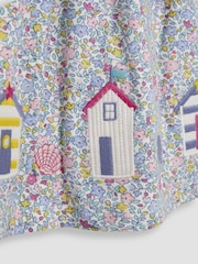 JoJo Maman Bébé Pink Appliqué Floral Print Dress - Image 3 of 3