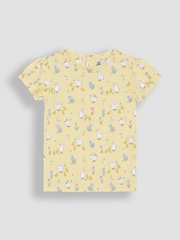 JoJo Maman Bébé Green Spring Scene Printed T-Shirts 2 Pack - Image 4 of 5