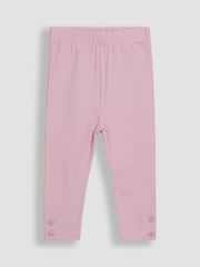 JoJo Maman Bébé Pink Cherry Ditsy Floral Leggings 2 Pack - Image 2 of 5