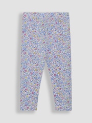 JoJo Maman Bébé Pink Cherry Ditsy Floral Leggings 2 Pack - Image 5 of 5