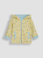 JoJo Maman Bébé Cornflower Blue Duck & Friends Appliqué Reversible Hoodie - Image 4 of 7