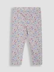 JoJo Maman Bébé Pink Ditsy Floral Leggings 2 Pack - Image 5 of 5
