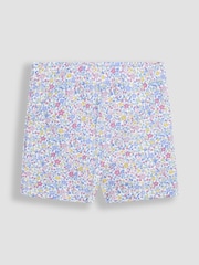JoJo Maman Bébé Blue Ditsy Floral Print Shorts 2 Pack - Image 2 of 5
