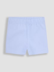 JoJo Maman Bébé Blue Ditsy Floral Print Shorts 2 Pack - Image 4 of 5