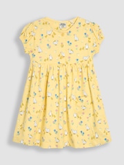 JoJo Maman Bébé Yellow Duck Button Front Dress - Image 1 of 4