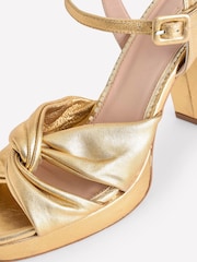 Boden Golden Twist Front Platform Sandals - Image 3 of 3