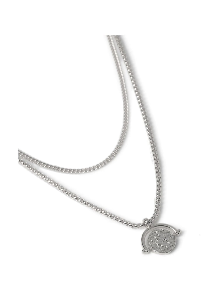 DCK Mens Premium Plated Layered Pendant Necklace - Image 2 of 2