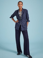 Baukjen Blue Palazzo Trousers - Image 1 of 4